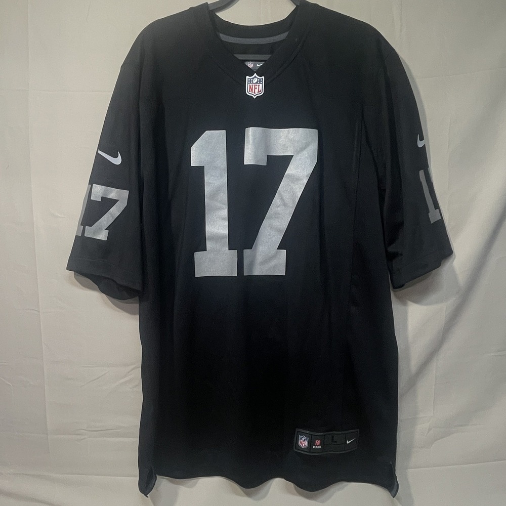 Nike NFL Davante Adams Las Vegas Raiders Jersey White On Field Mens Lrg Fan Gear